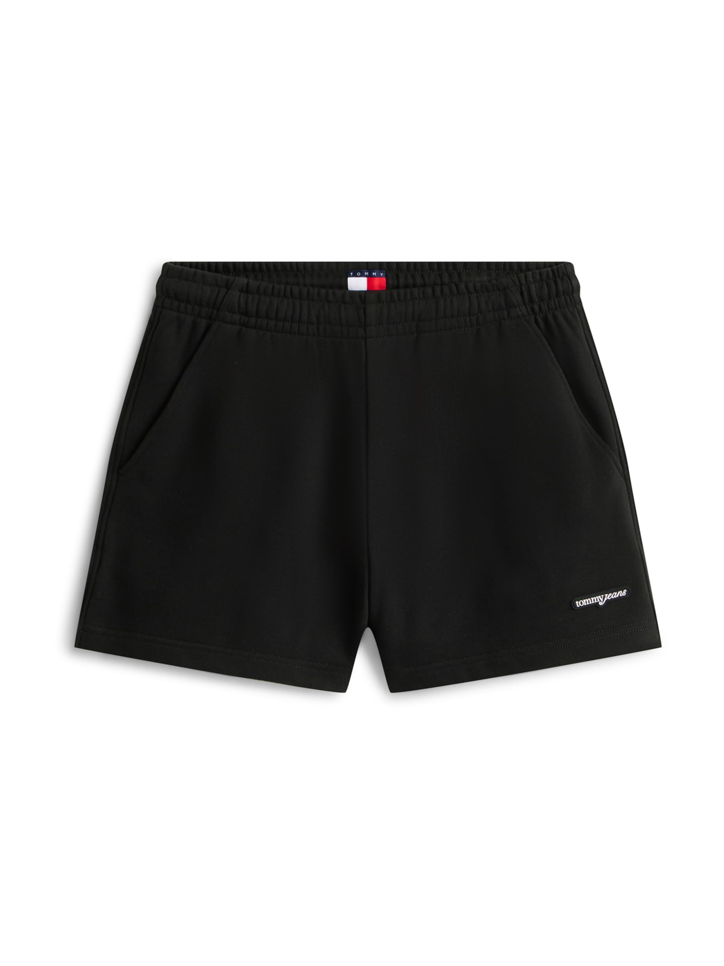 Tommy Jeans Ohlapna forma Hlače | črna barva: sprednja stran