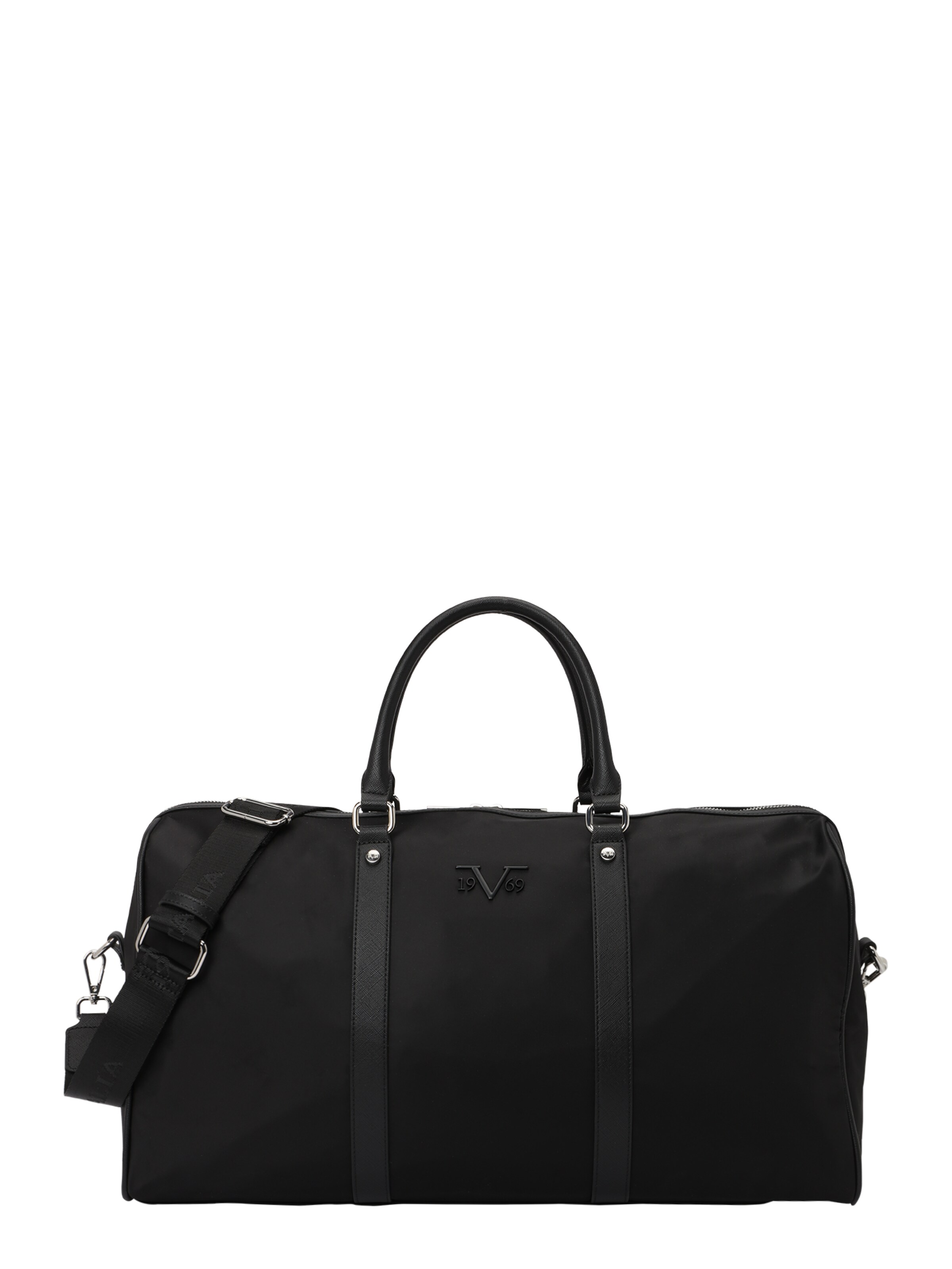 Sac week-end 'Barnario' 19V69 ITALIA en noir : devant