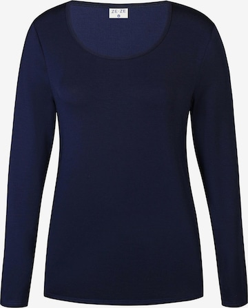 ze-ze Shirt 'Bella 458' in Blauw: voorkant