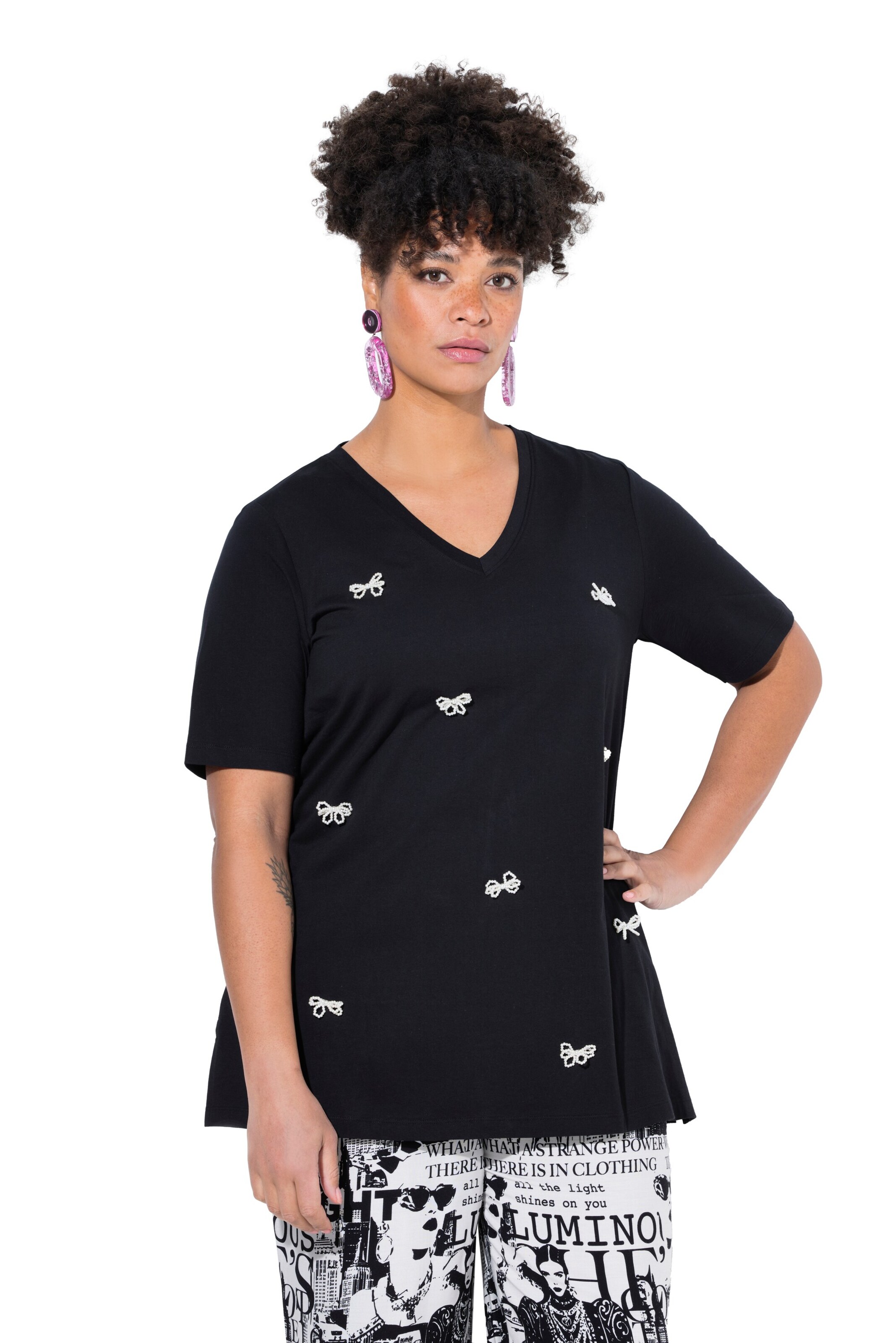 MIAMODA Shirt in Schwarz: Vorderseite