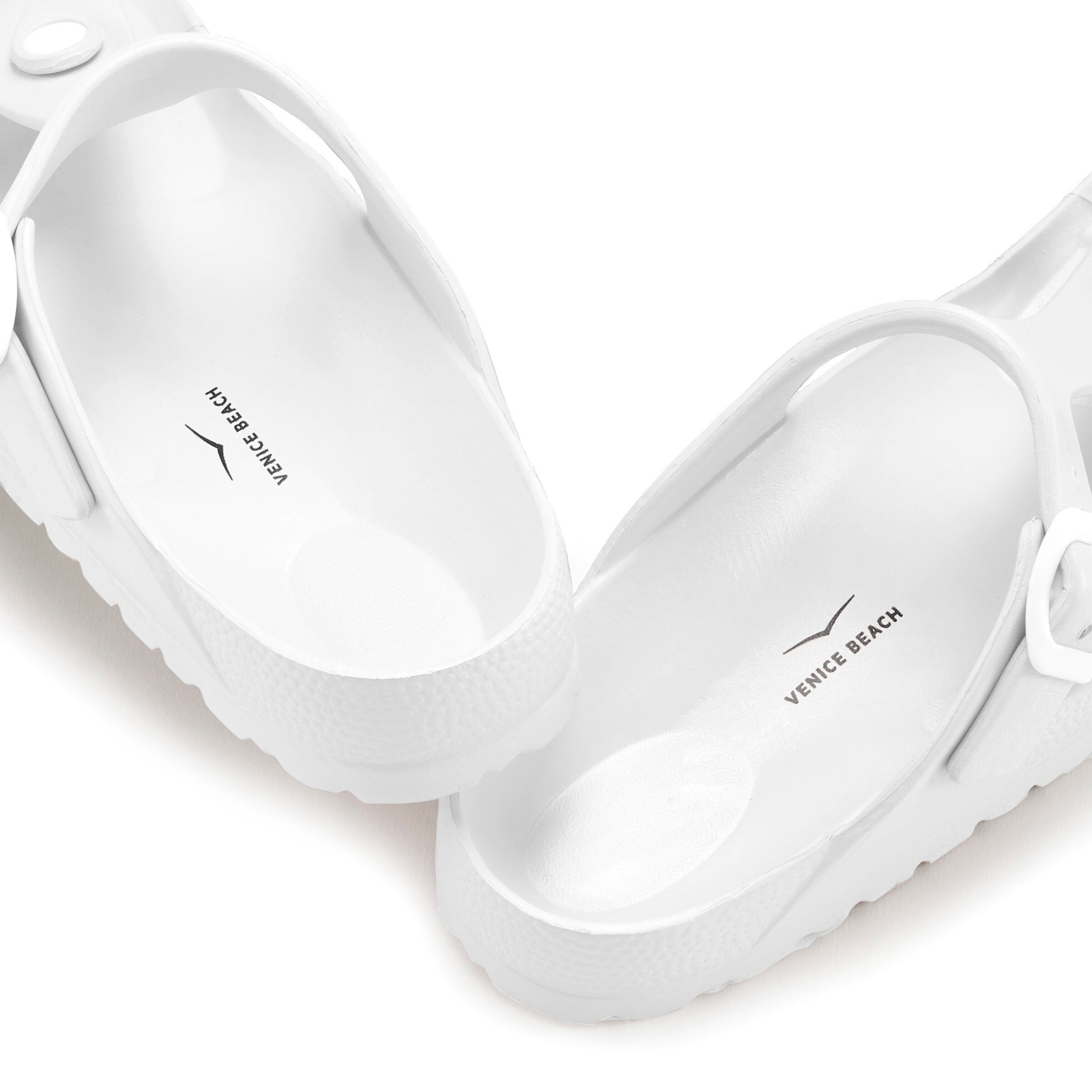 VENICE BEACH Сандали с разделител за пръстите в бяло