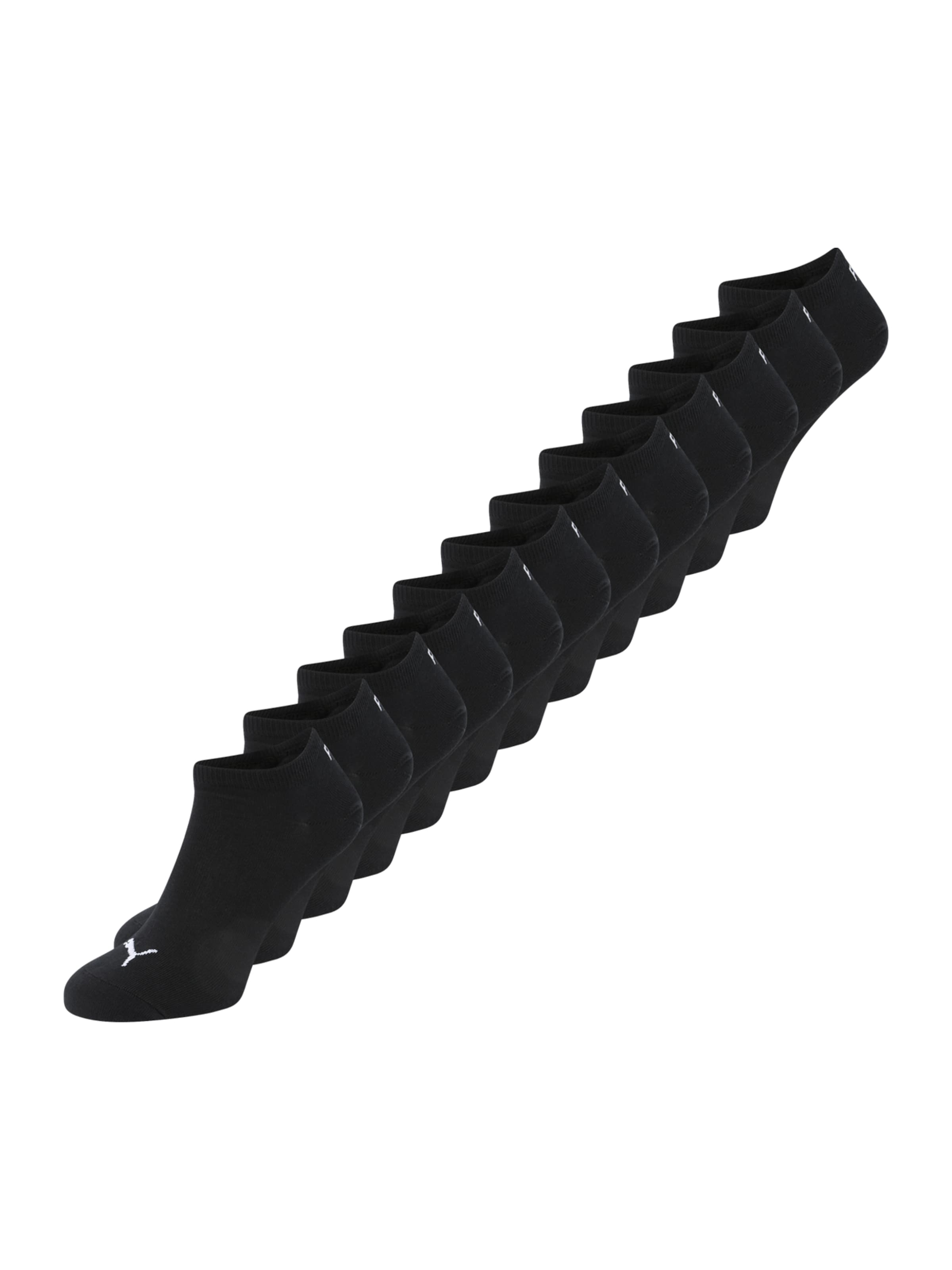 PUMA Κάλτσες σουμπά σε μαύρο: μπροστά