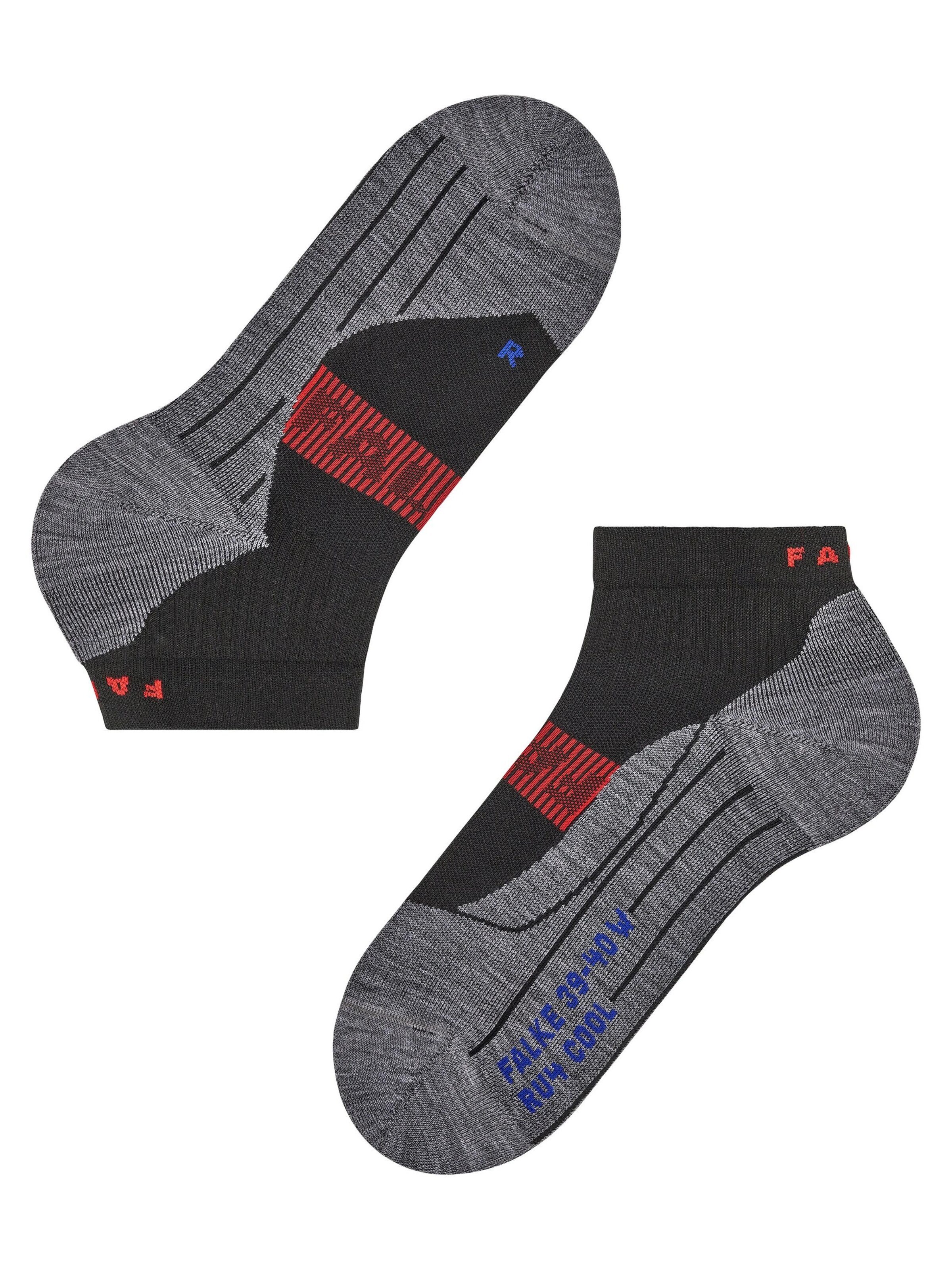 FALKE Athletic Socks 'RU4 Endurance Cool Short' in Black