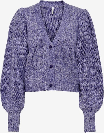 Cardigan 'Henni' ONLY en bleu : devant