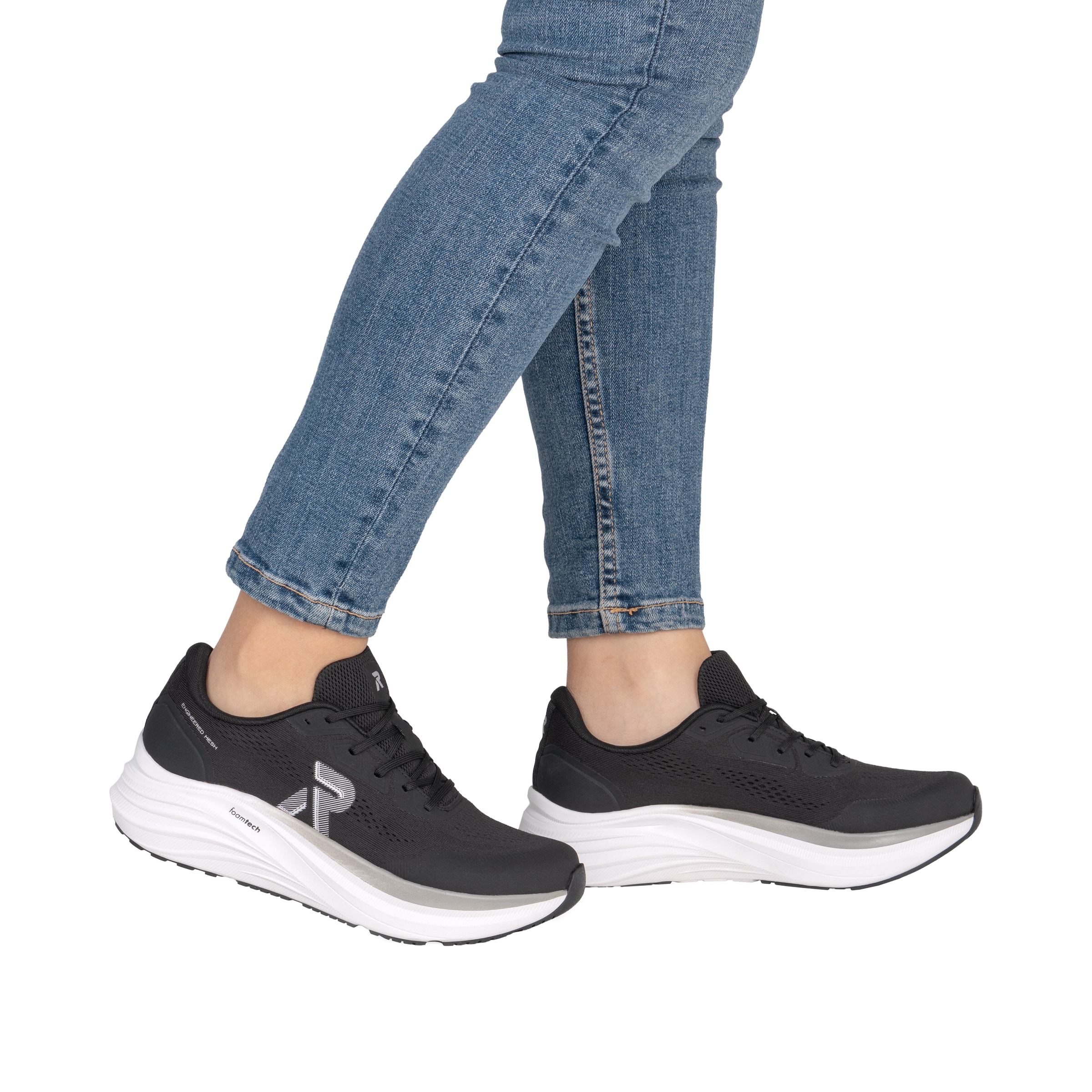 Rieker Sport - Sapatilhas baixas em preto: frente