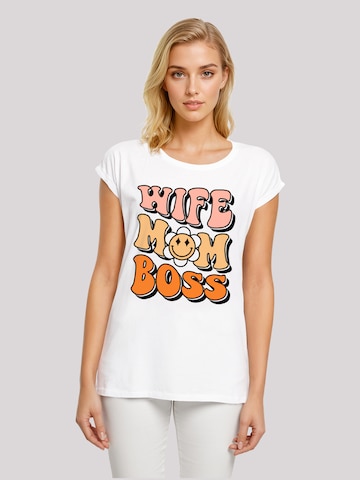 F4NT4STIC Shirt in Wit: voorkant