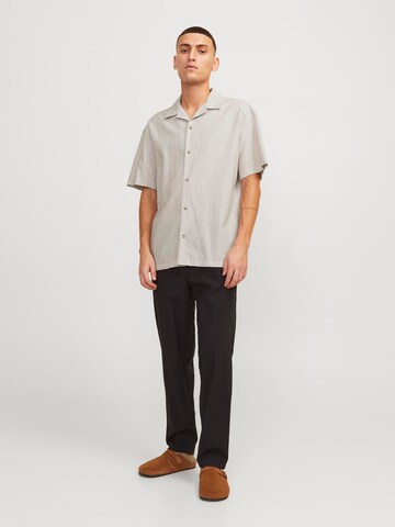 JACK & JONES Comfort Fit Hemd 'Summer Resort' in Grau