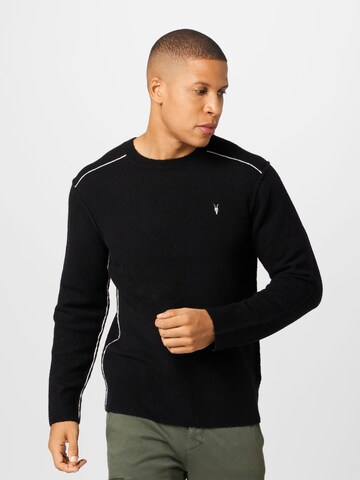 AllSaints Sweater in Black: front