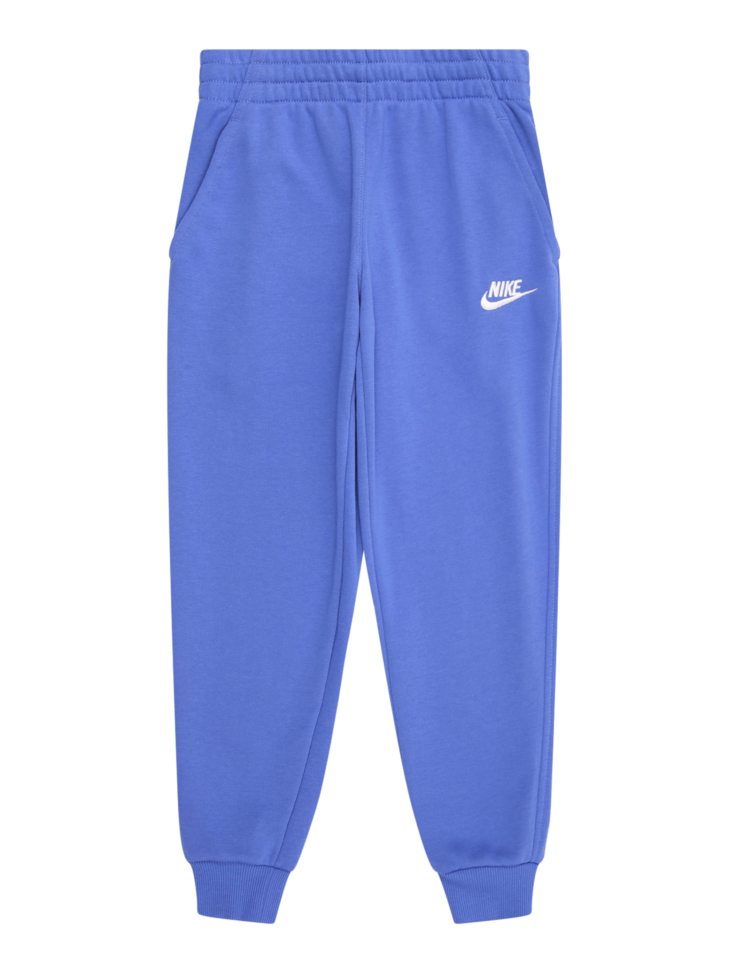 Nike Sportswear Tapered Trousers 'CLUB' in Blue: front