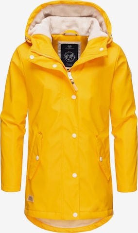 Ragwear Performance Jacket 'Marjanka' in Yellow: front