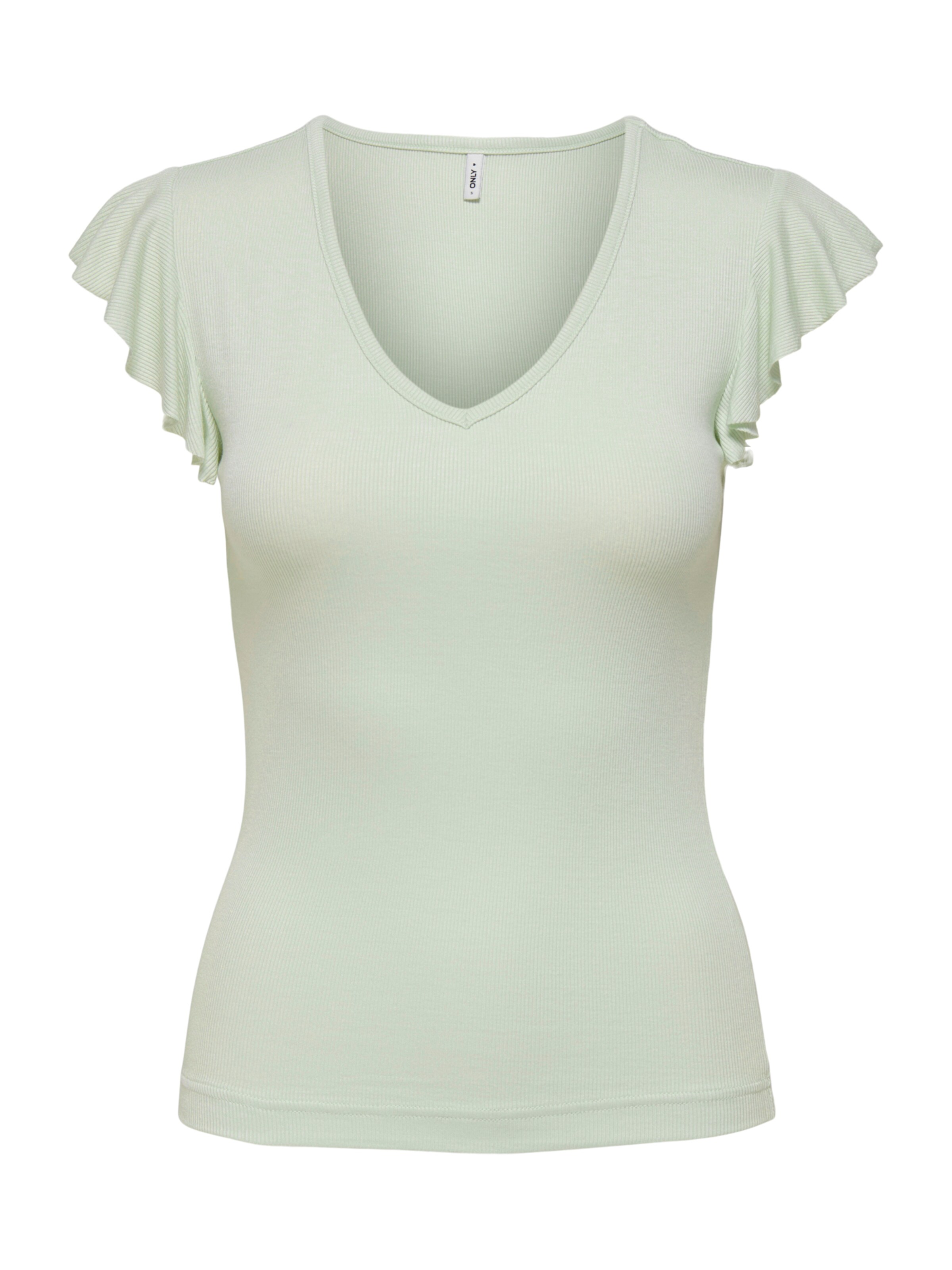 ONLY Tričko 'ONLBELIA' - Zelená: predná strana