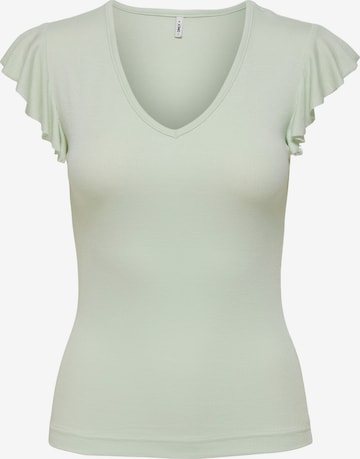 ONLY Tričko 'ONLBELIA' - Zelená: predná strana