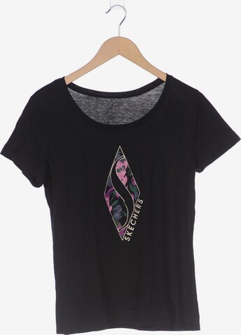 SKECHERS T-Shirt M in Schwarz: predná strana