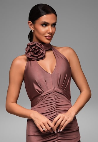 Ombre Evening dress in Brown