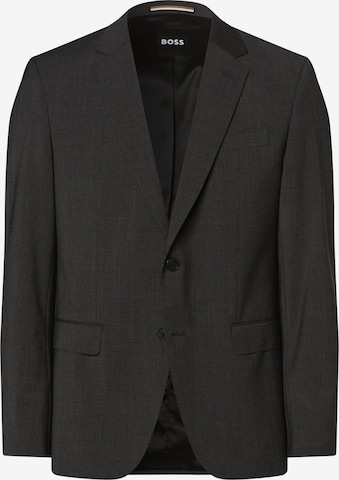 BOSS Black Slim fit Suit Jacket 'Huge' in Grey: front