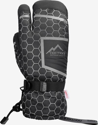 normani Sporthandschuhe ' Apex ' in grau / schwarz, Produktansicht