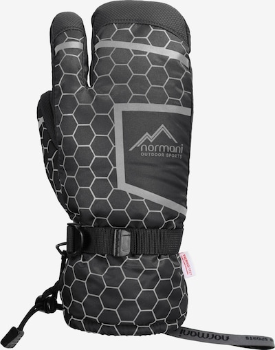 normani Athletic Gloves ' Apex ' in Grey / Black, Item view