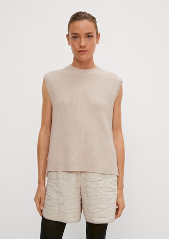 comma casual identity Trui in Beige: voorkant