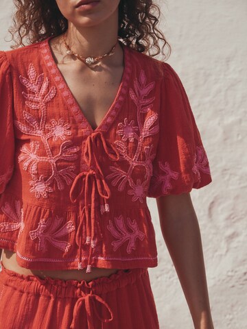 Next Bluse in Rot