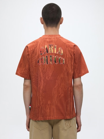 T-Shirt Carlo Colucci en rouge : devant