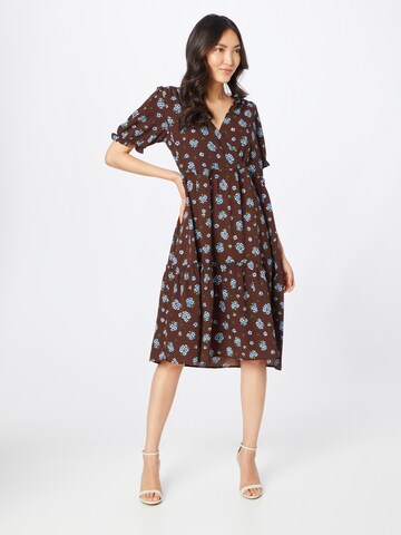 Monki Summer Dress in Brown: front