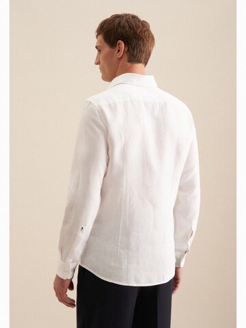 SEIDENSTICKER Slim fit Business shirt ' Slim ' in White