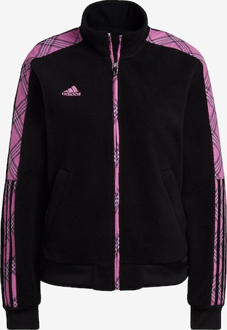 ADIDAS SPORTSWEAR Athletic Jacket 'Tiro Winterized' in Black: front