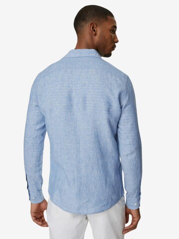 Marks & Spencer Regular fit Button Up Shirt in Blue