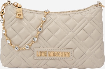 Love Moschino Чанта за през рамо в бежово: отпред