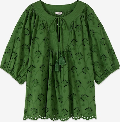 oltre Bluse in M-L in grün, Produktansicht