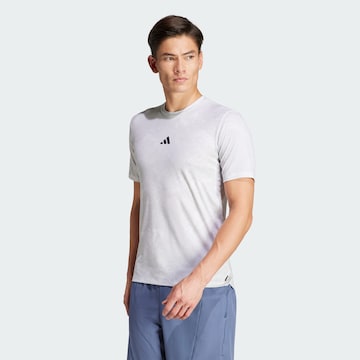 ADIDAS PERFORMANCE Funkční tričko 'Power Workout' – bílá: přední strana