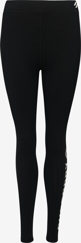 Superdry Skinny Leggings in Black: front