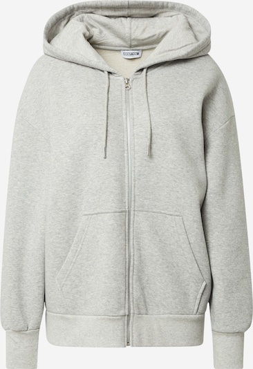 ABOUT YOU Limited Zip-Up Hoodie 'Lilou' in mottled grey, Item view