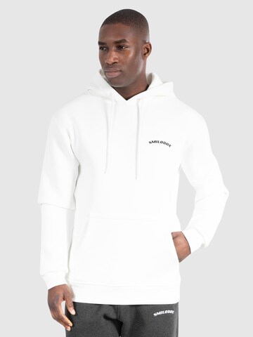 Sweat-shirt 'Rylee' Smilodox en blanc : devant