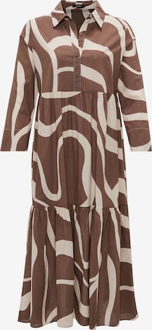 OPUS Kleid 'Werano Flow' in Braun: Vorderseite