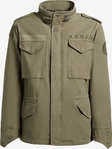 Veste mi-saison 'GENE' khujo en vert : devant