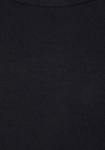 LASCANA Shirt in Schwarz