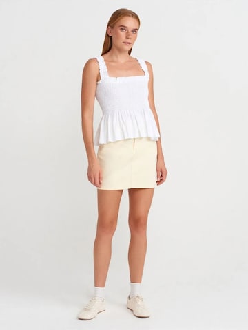 Dilvin Blouse in White