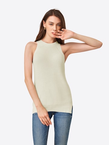 Imily Bela - Top de punto en beige: frente