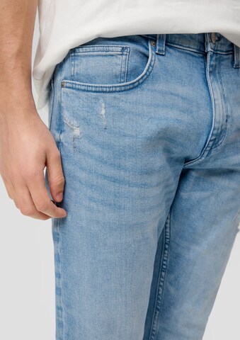 QS Slimfit Jeans 'Rick ' in Blauw