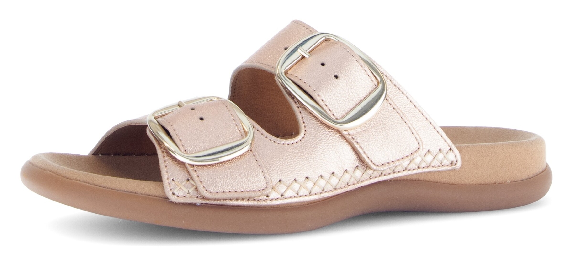 GABOR Pantolette in Gold: Vorderseite