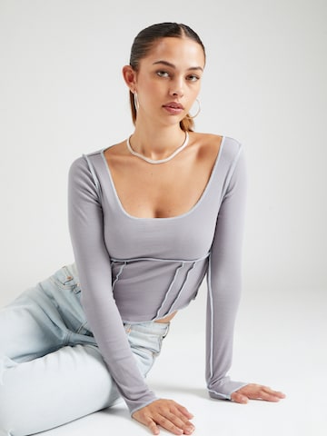 BDG Urban Outfitters Shirt in Lila: voorkant