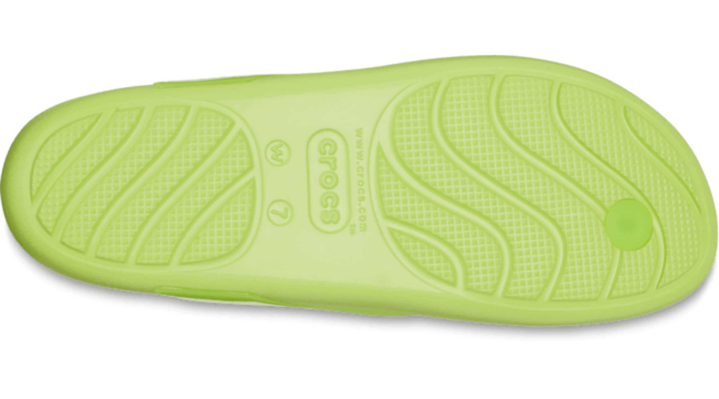 Tongs Crocs en vert