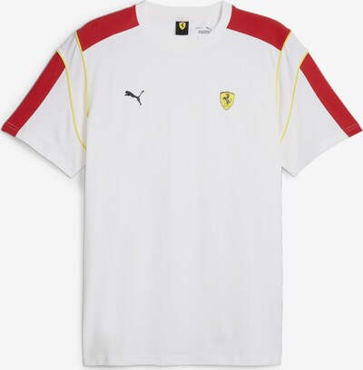 PUMA T-Shirt fonctionnel en jaune / rouge feu / noir / blanc, Vue avec produit