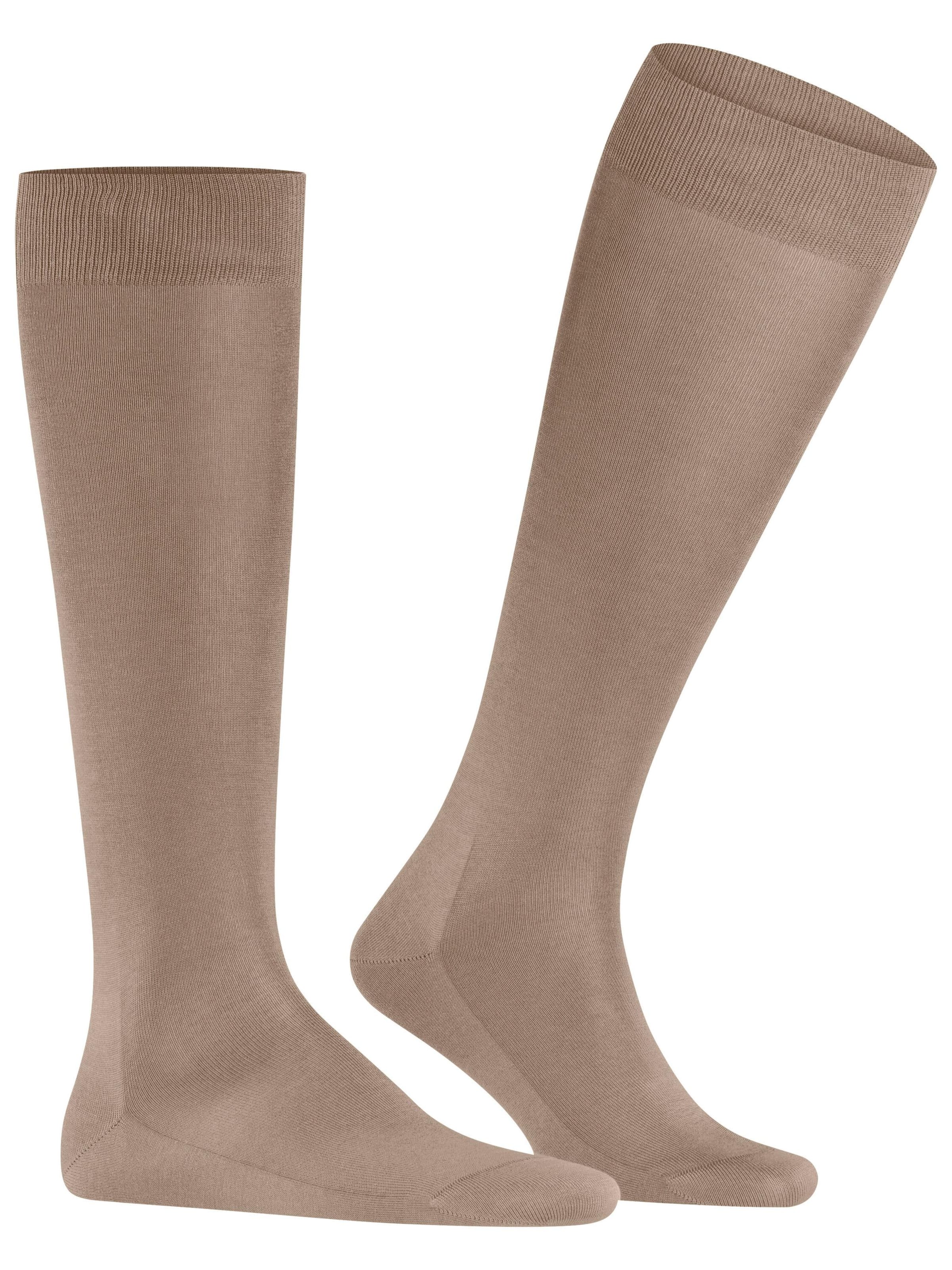 FALKE Knee High Socks 'Tiago' in Beige