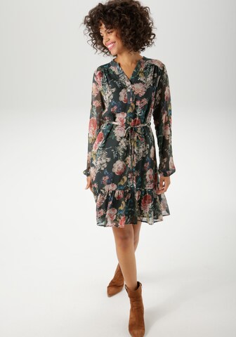 Aniston CASUAL Dress in Green