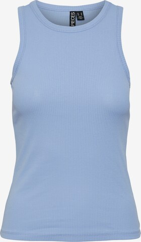 Top 'RUKA' di PIECES in blu: frontale