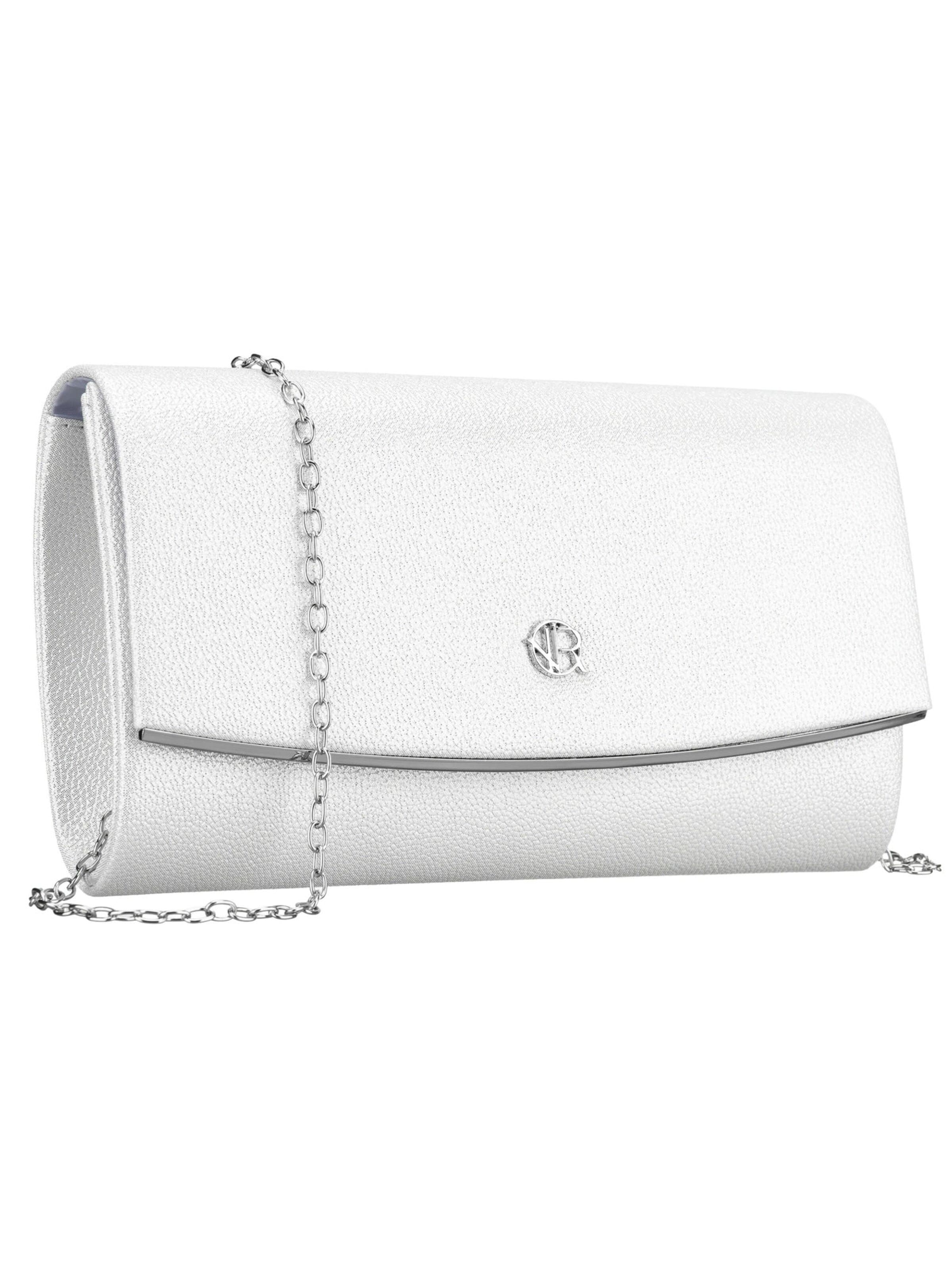 Tomshop24-7 Clutch 'Rovicky Lena' in Silver: front