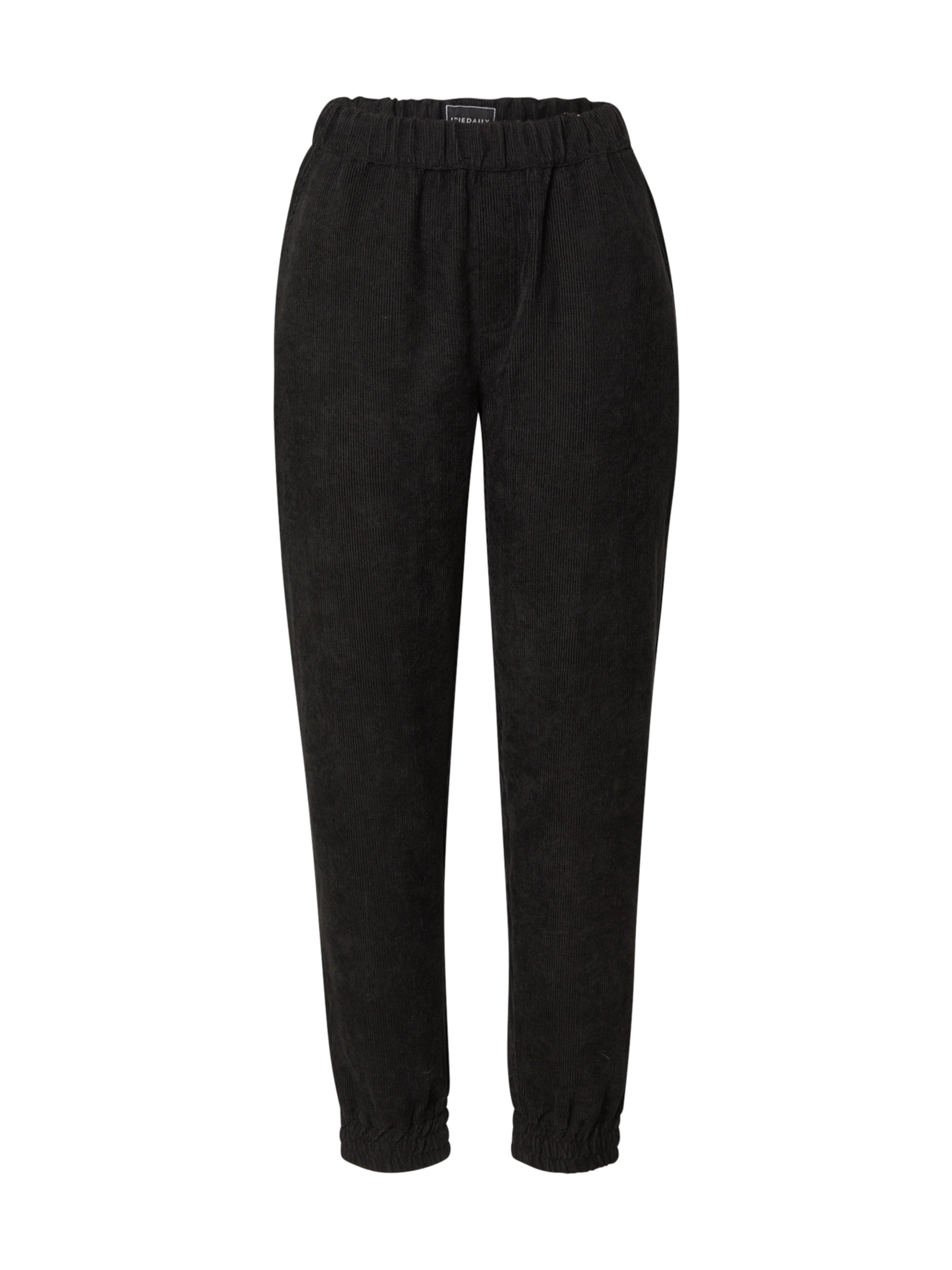 Iriedaily Trousers 'Civic' in Black: front