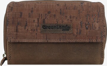 Greenland Nature Wallet in Brown: front